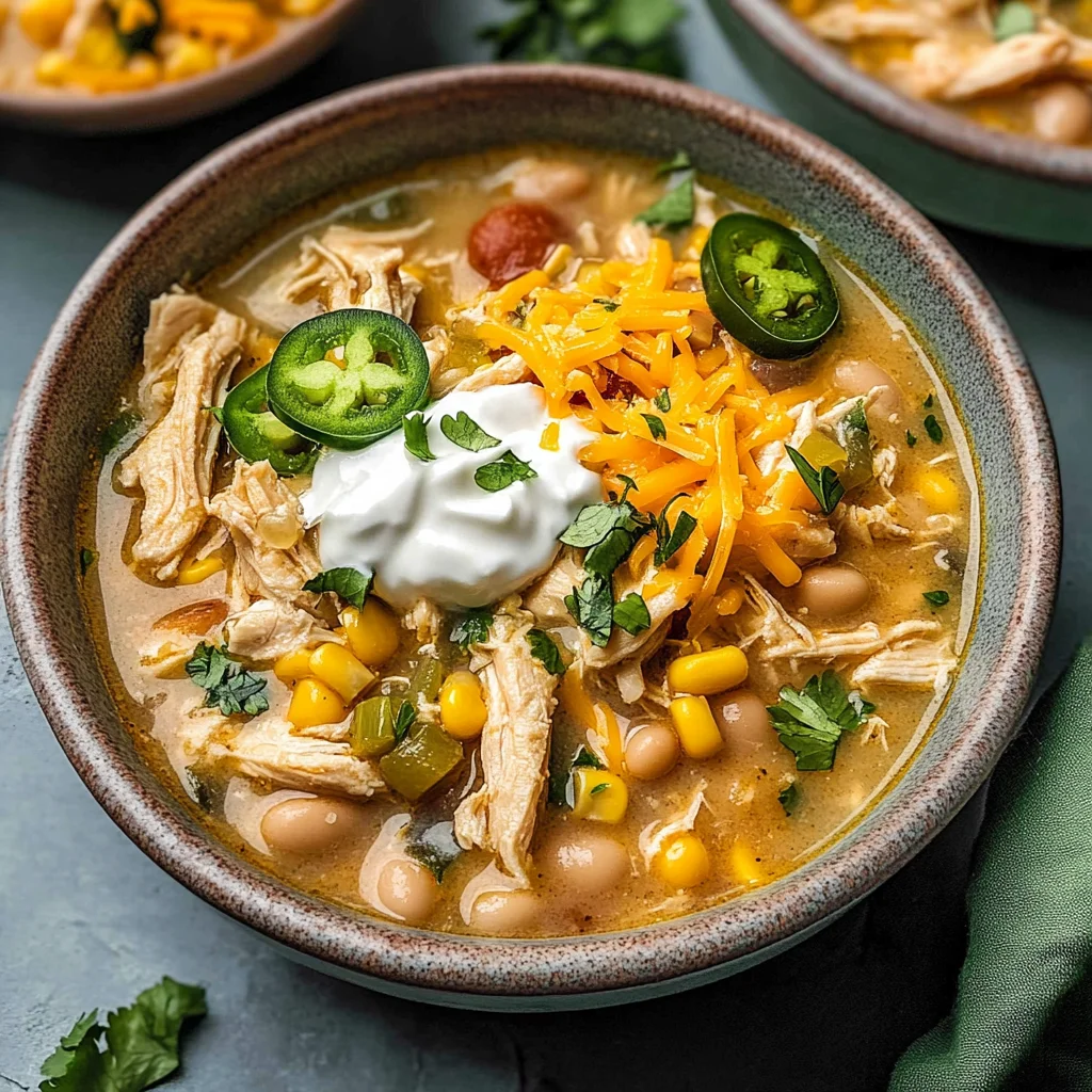 Easy White Chicken Chili Recipe (Stovetop or Crockpot)