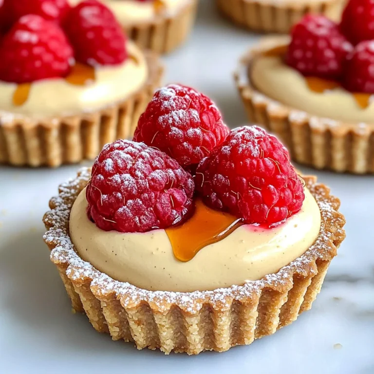 Elegant White Chocolate Mousse Tartlets