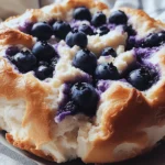 Fluffy Cottage Cheese Blueberry Cloud Bread