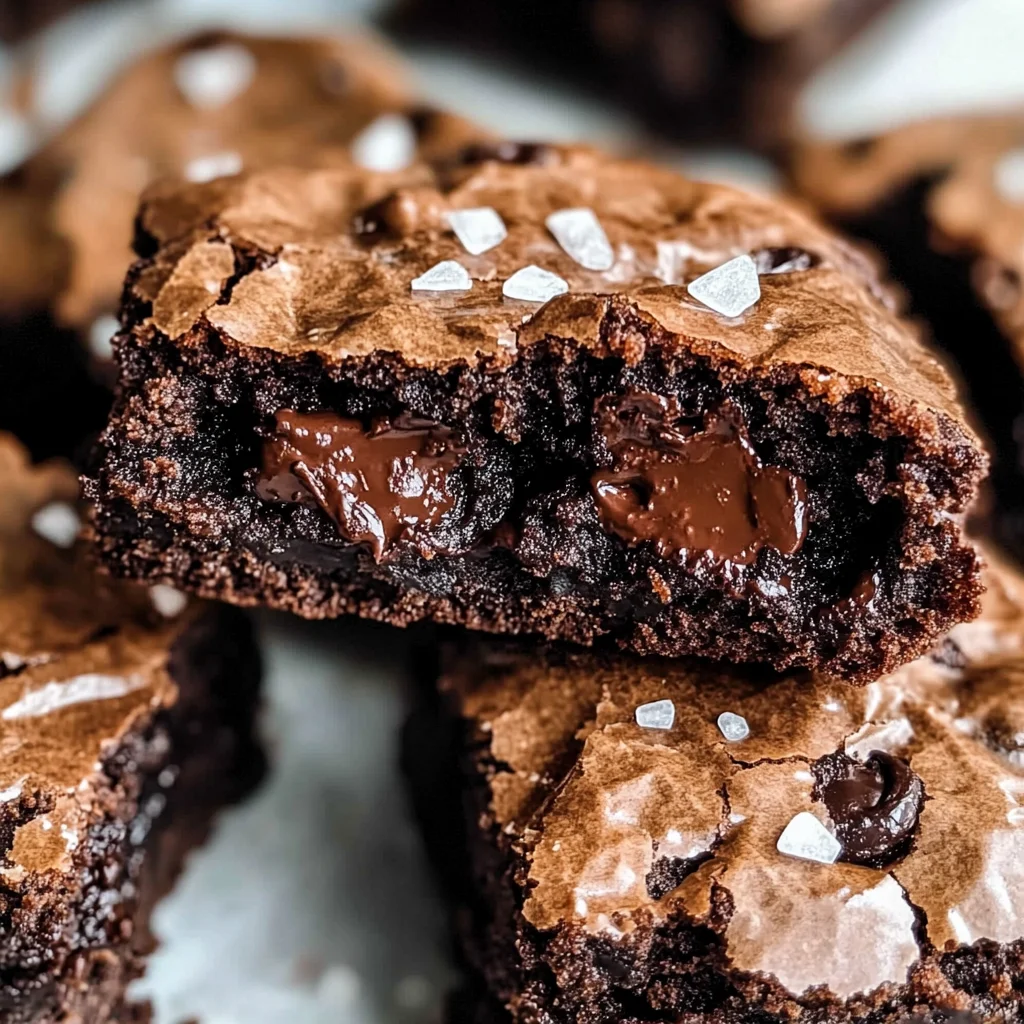 Fudgy Chewy Browkies (Brookies)