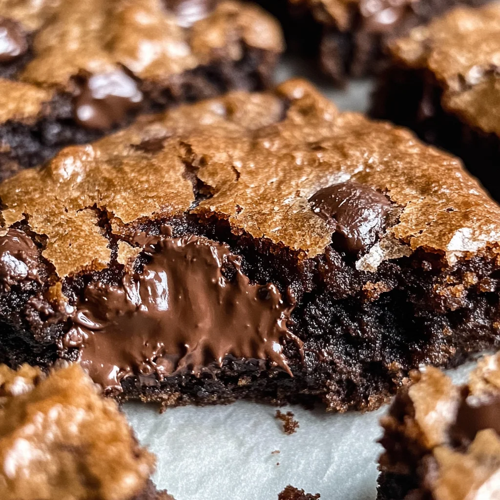 Fudgy Chewy Browkies (Brookies)