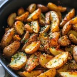 Garlic Herb Roasted Potato Skins