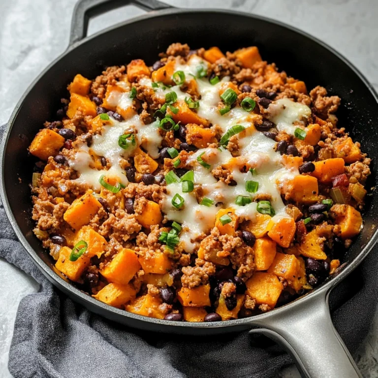 Ground Turkey and Sweet Potato Skillet