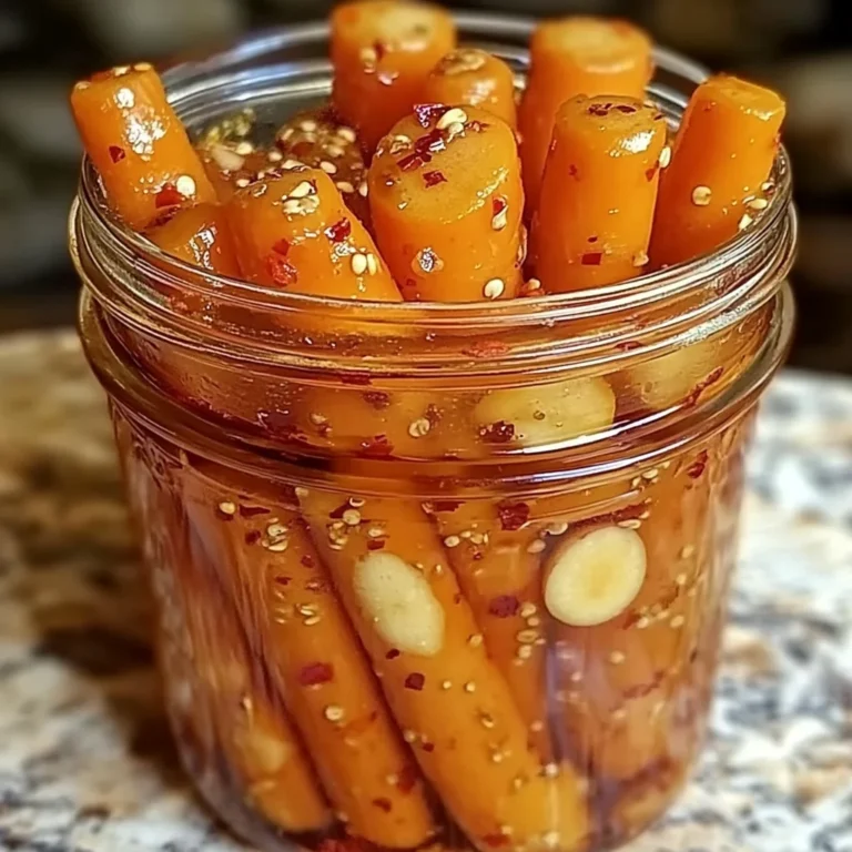Hot Honey Pickled Carrots: A Sweet and Spicy Delight!
