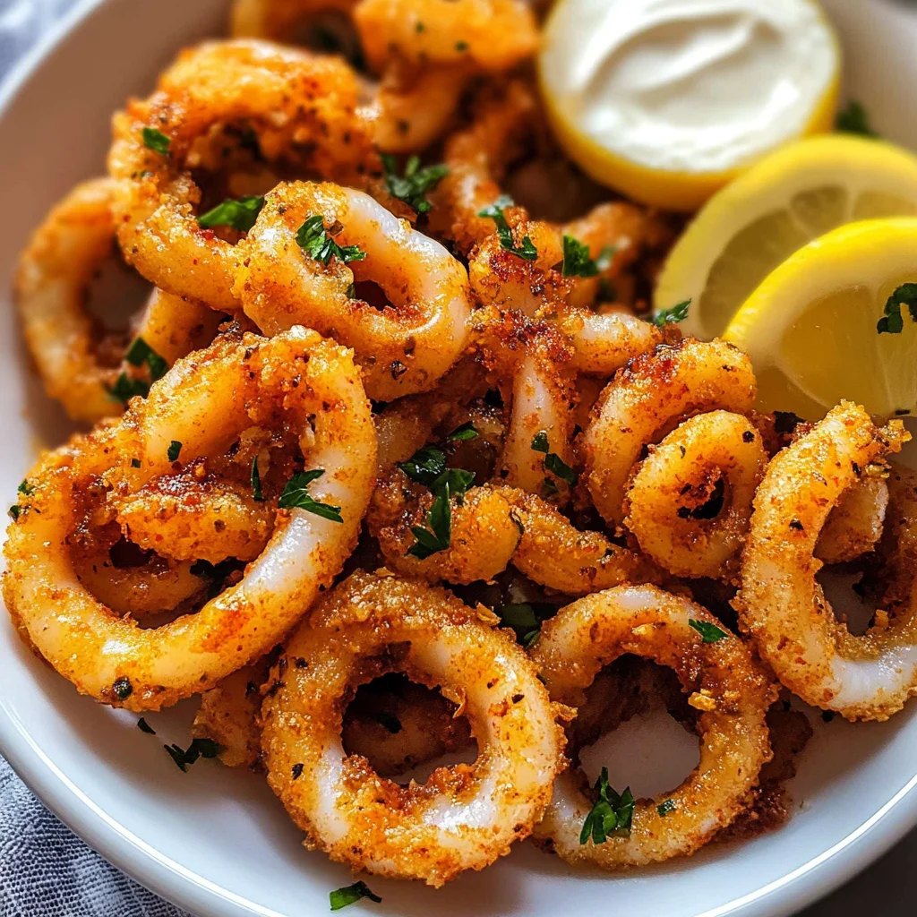 Hot butter calamari