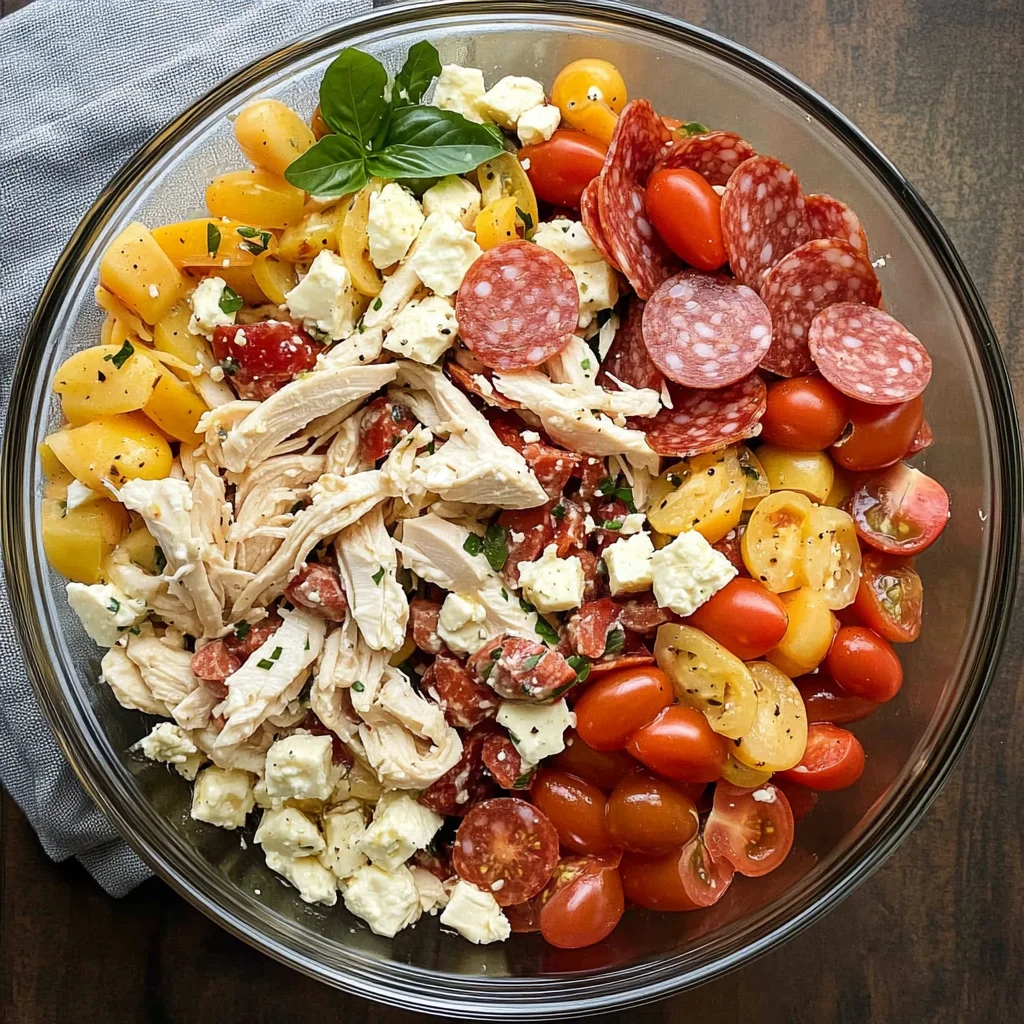 Italian Grinder Chicken Salad