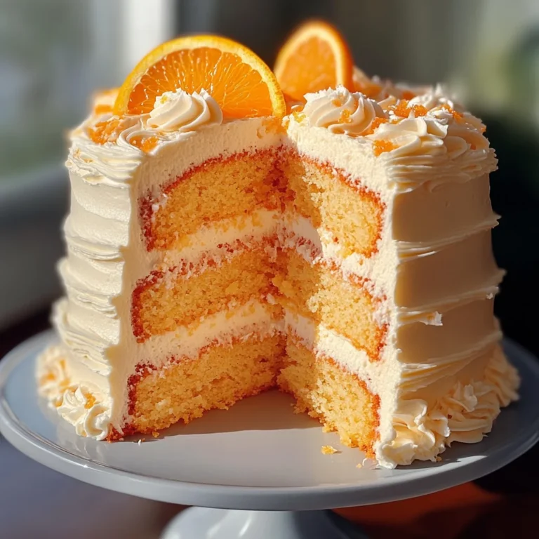Orange Creamsicle Cake
