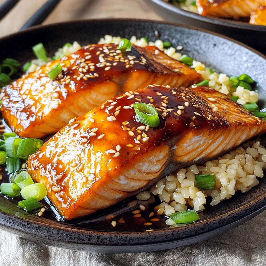 Orange Teriyaki Salmon