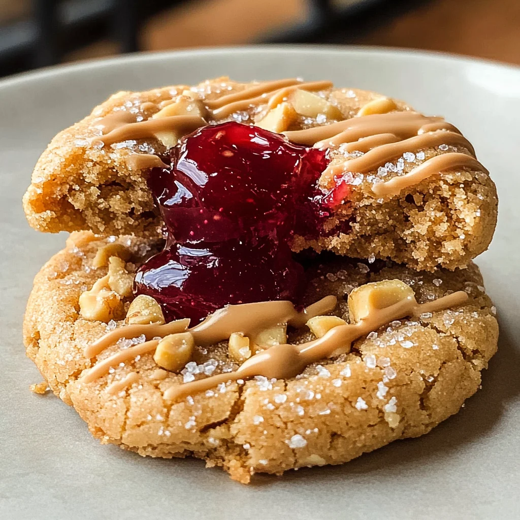 Peanut Butter and Jelly Cookies Recipe