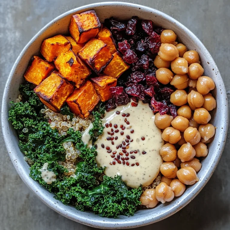 Quinoa Harvest Bowl with Sweet Potato & Kale