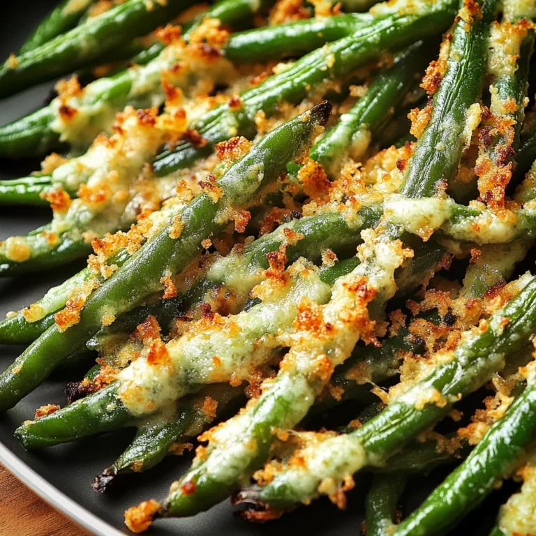 Roasted Parmesan Green Beans