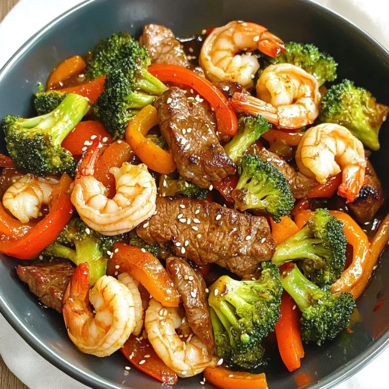 STEAK AND SHRIMP STIR FRY