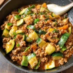 Savory Ground Turkey Zucchini Skillet Recipe Youll Love