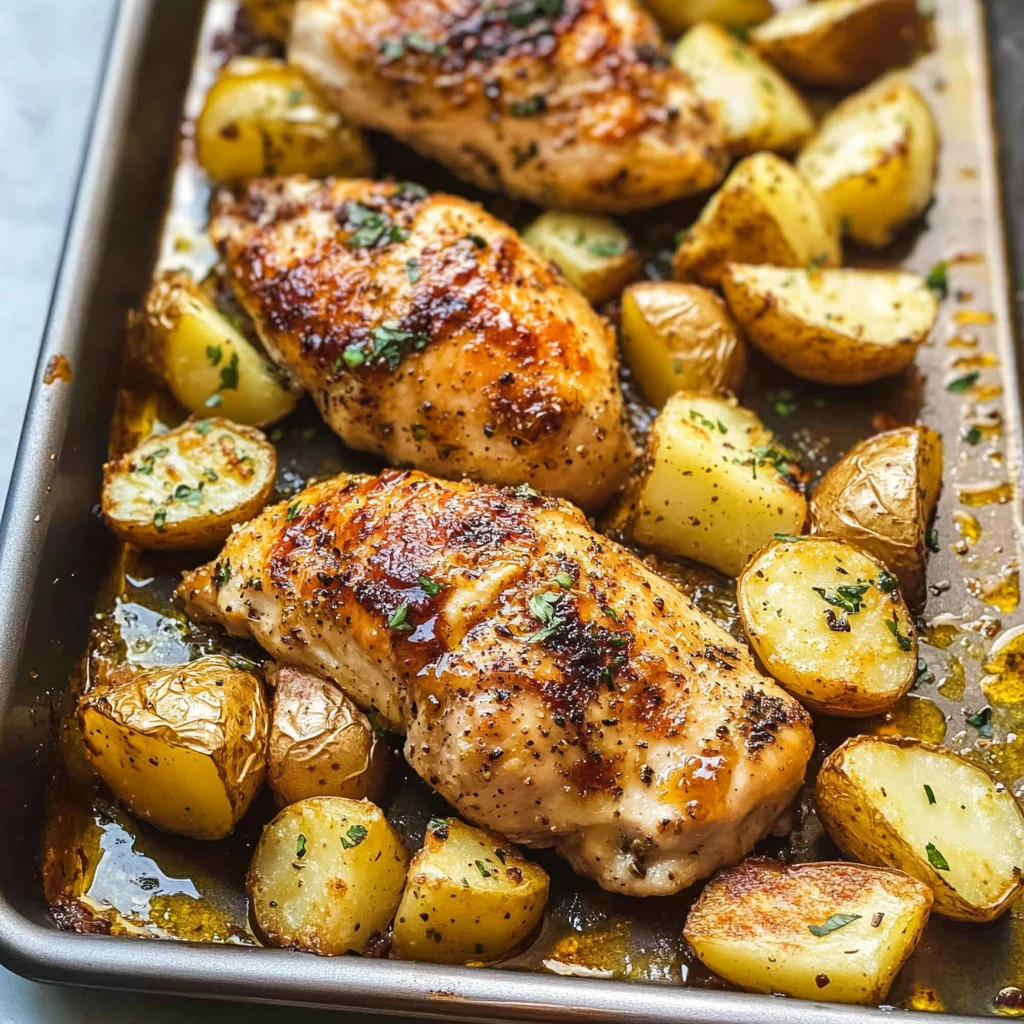 Sheet Pan Chicken and Potatoes