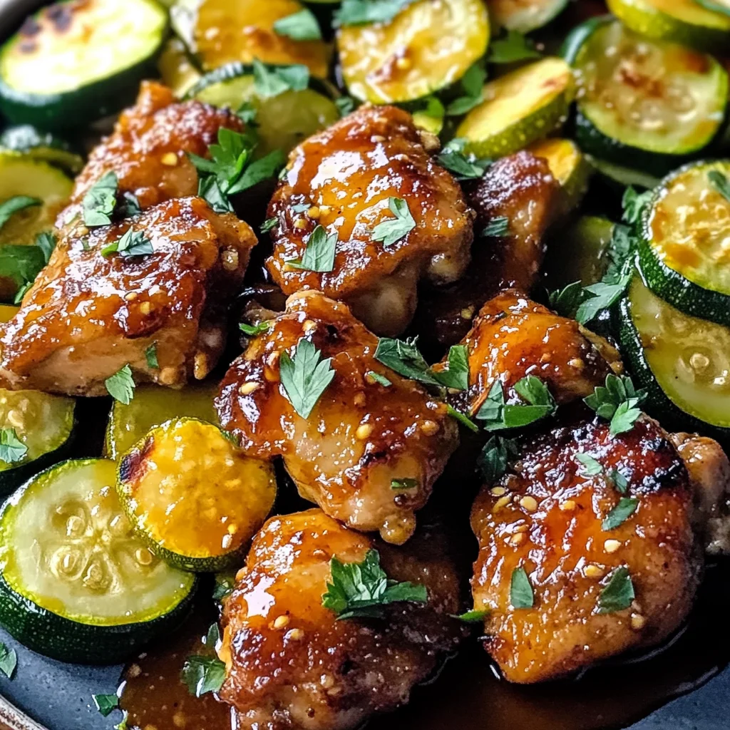 Sheet Pan Hot Honey Garlic Chicken and Zucchini: An Amazing Ultimate Recipe