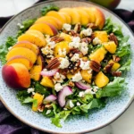 Simple Peach Feta Salad