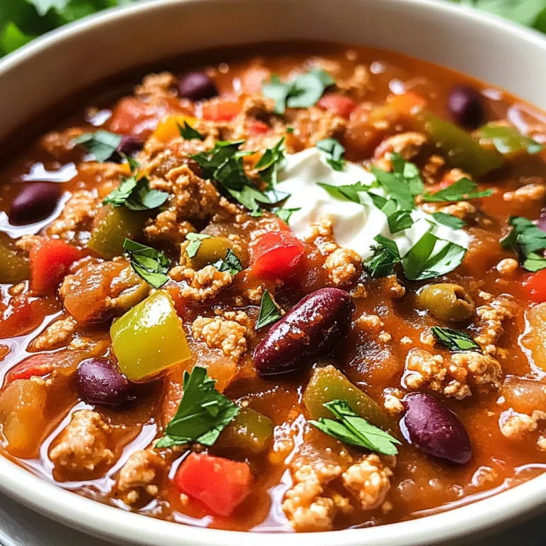 Simple Turkey Chili Recipe Mediterranean-style