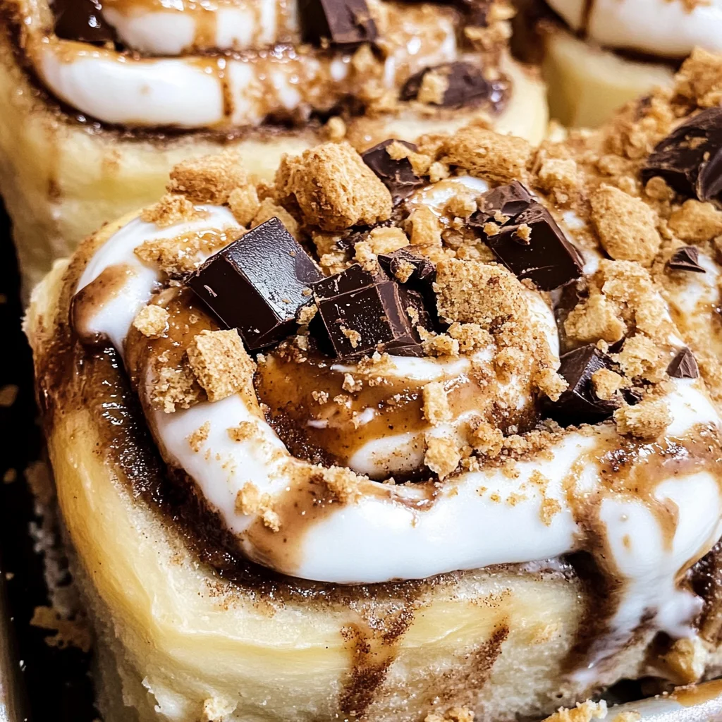 S'mores Cinnamon Rolls