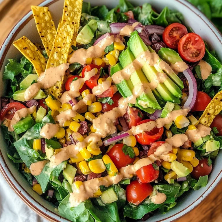 Southwest Salad with Chipotle Ranch