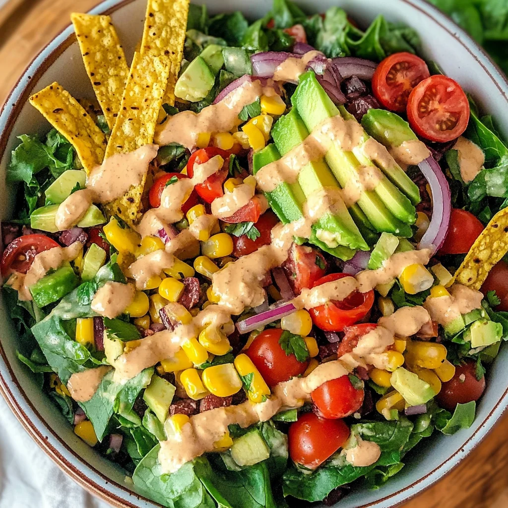 Southwest Salad with Chipotle Ranch