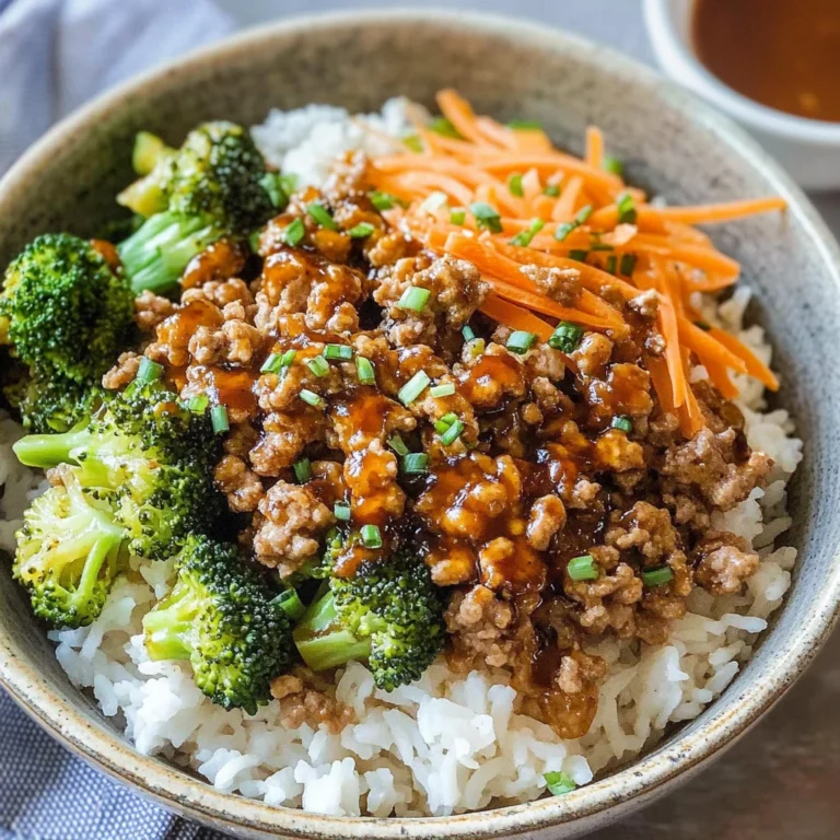 Teriyaki Turkey Rice Bowl