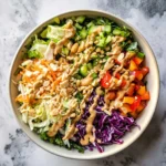 Thai Crunch Salad CPK Copycat (with peanut ginger sauce)