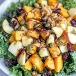 Vegan Fall Harvest Salad (gluten-free, oil-free)