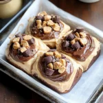 chocolate peanut butter sweet rolls