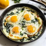Baked Eggs Florentine