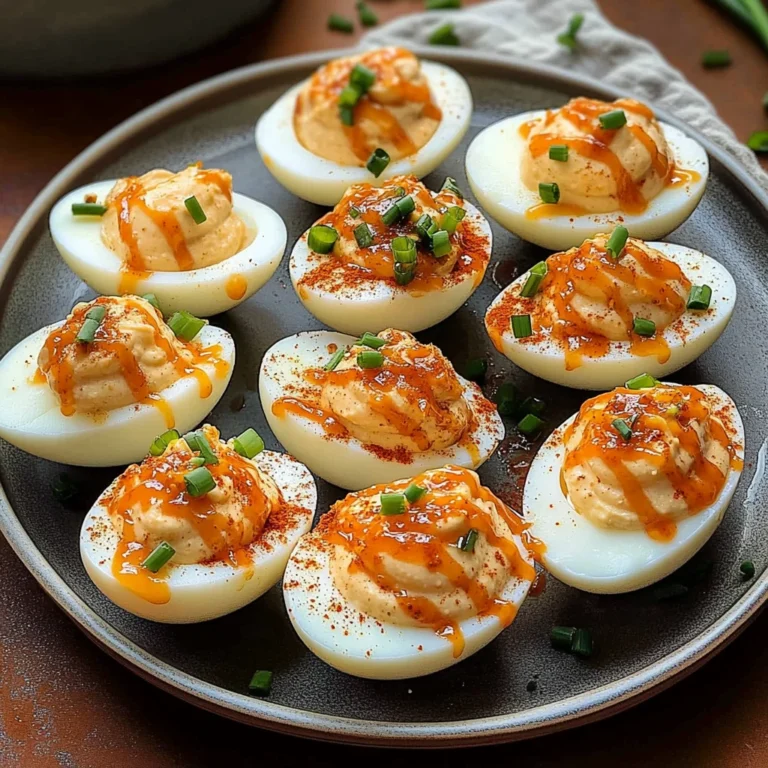 Bang Bang Deviled Eggs