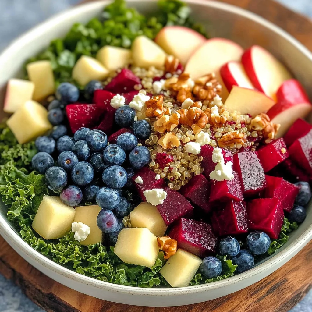 Beet Kale Quinoa Salad