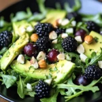 Blackberry, Avocado, and Arugula Salad