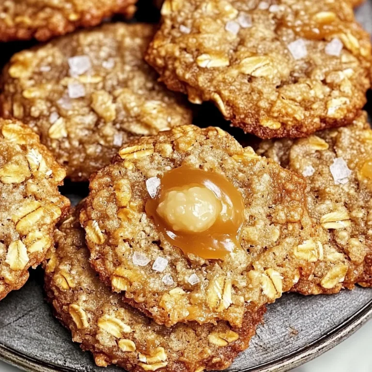 Caramel Oatmeal Cookies