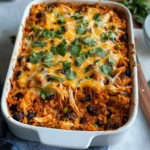 Chicken Enchilada Rice Casserole