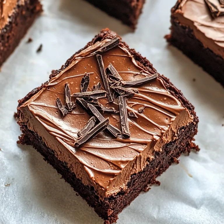Chocolate Mousse Brownies Recipe