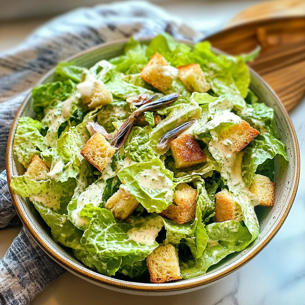 Classic Homemade Caesar Salad