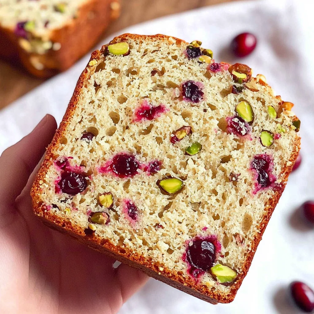 Cranberry Pistachio Bread