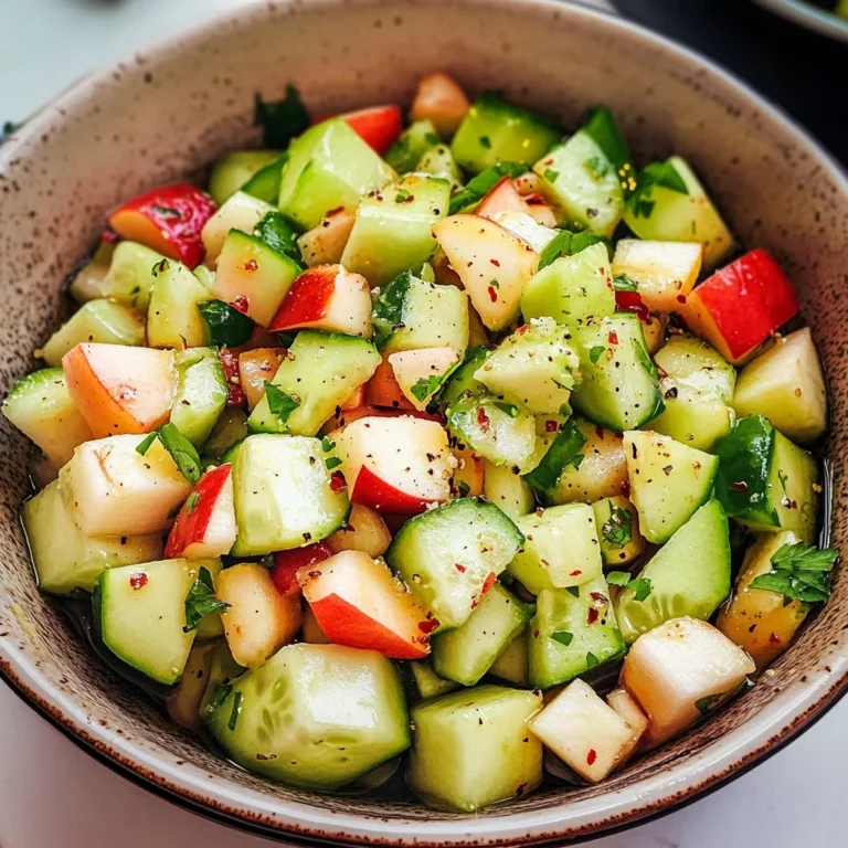 Cucumber Apple Salad