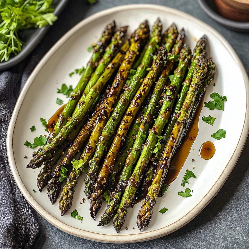 Easy Balsamic Glazed Asparagus
