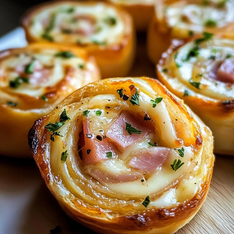 Easy Ham and Cheese Pinwheels