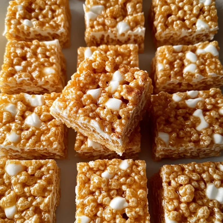 Gingerbread Rice Krispie Treats