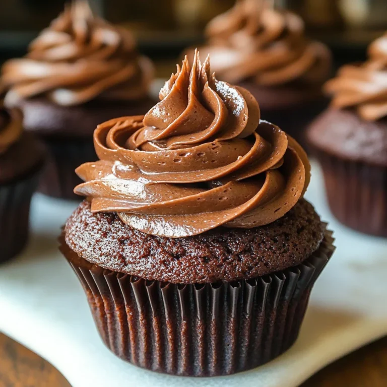 Homemade Moist Chocolate Cupcakes