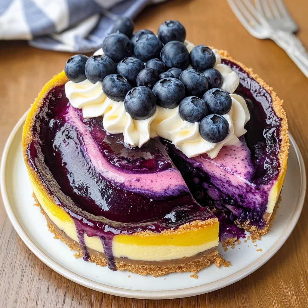 Lemon Blueberry Cheesecake