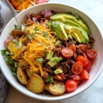 Loaded Potato Taco Bowl