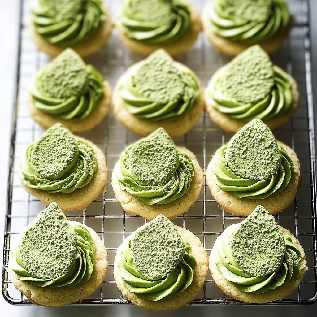 Matcha Sugar Cookies