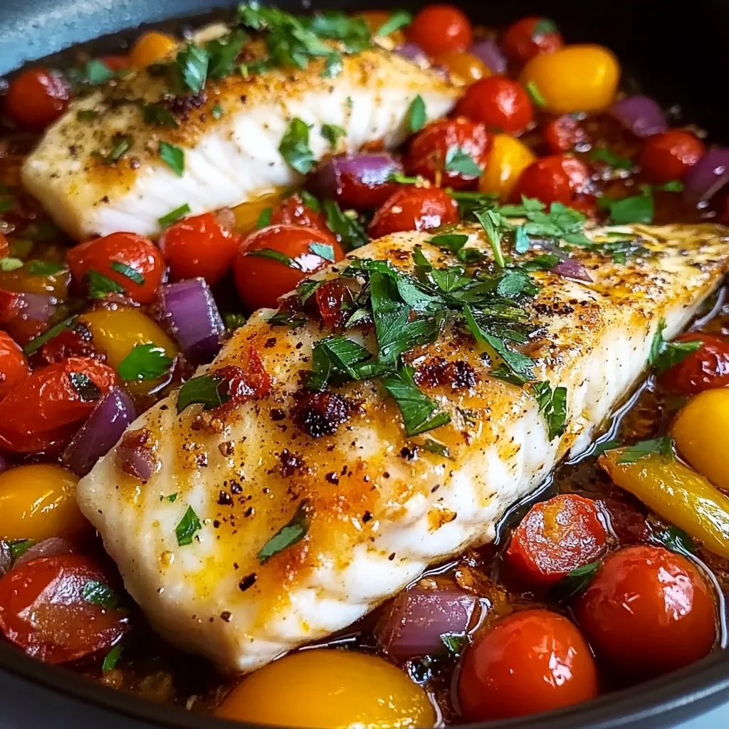 Mediterranean Baked Fish