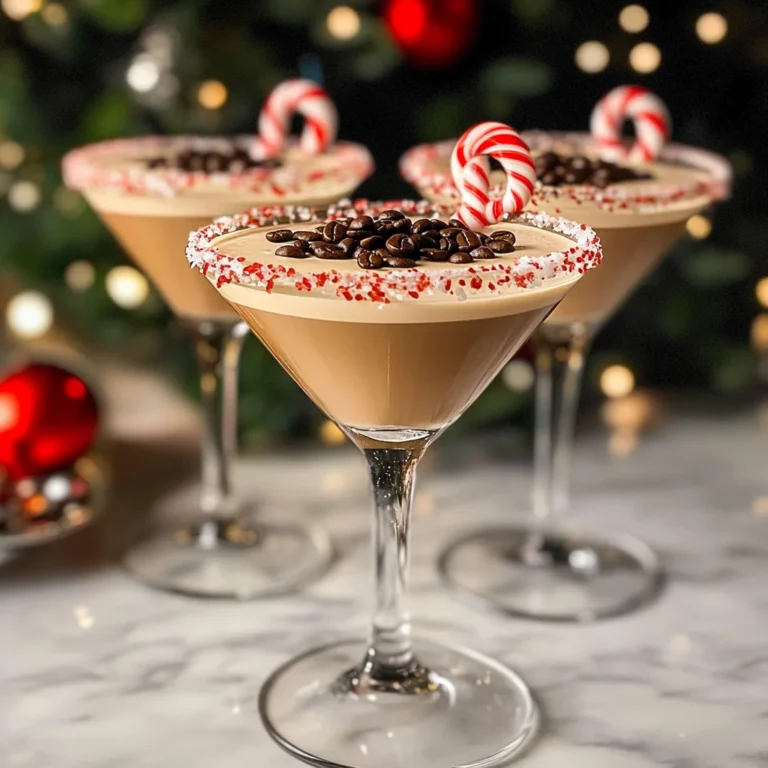 Peppermint Espresso Martinis