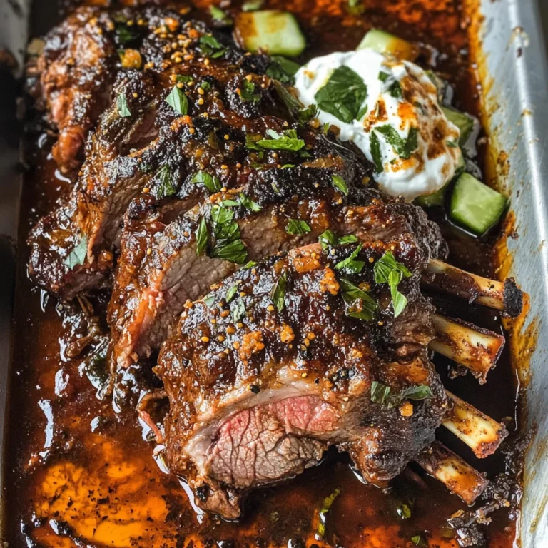 Slow Cooked Lamb – Sticky, Spicy & Delicious