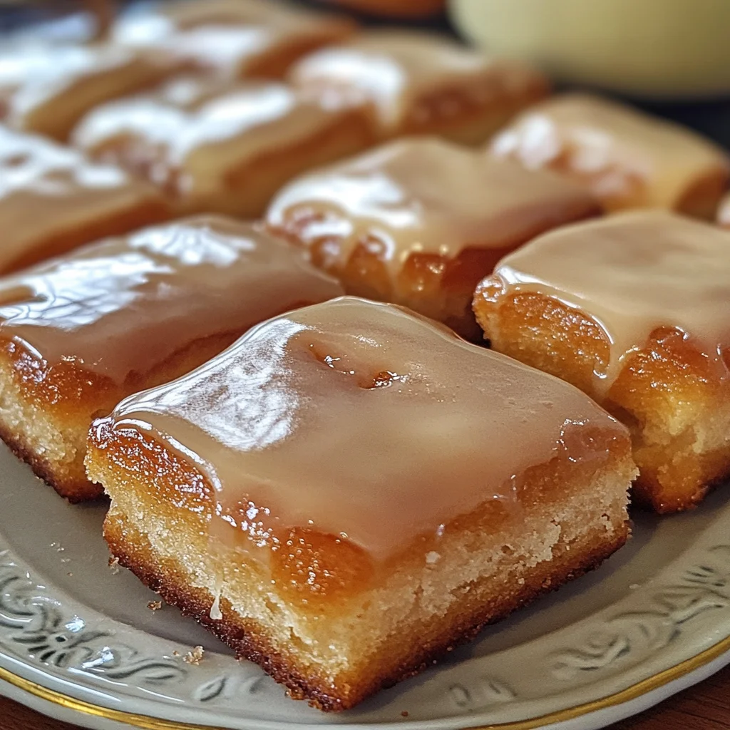 Soft Baked Maple Donut Bars