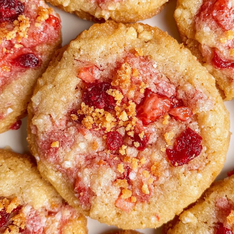 Strawberry Crunch Cookies